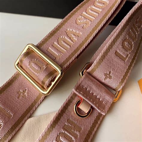 lv shoulder bag pink strap.